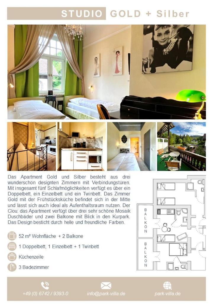 Park Villa Zentral Am Mittelrhein - Zimmer & Apartments Boppard Bagian luar foto